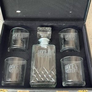 Clear Glass Decanter and Rocks Glass Set - Clear